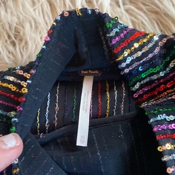 Free People multicolor sequin top - Picture 5 of 5